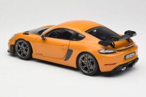 Porsche Cayman GT4 RS 982 Weissach Package Bahama Yellow Norev 1:18 187252 Métal Moulé — image 7 sur 8