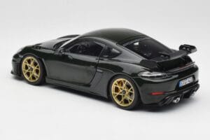 Porsche Cayman GT4 RS 982 Weissach Package Brewster Green Norev 1:18 187250 Métal Moulé — image 7 sur 8