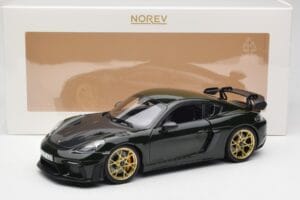 Porsche Cayman GT4 RS 982 Weissach Package Brewster Green Norev 1:18 187250 Métal Moulé — image 8 sur 8