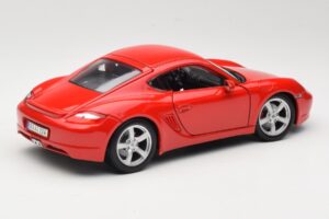Porsche Cayman S 987.2 Rouge Maisto 1:18 31122 Métal Moulé — image 3 sur 8