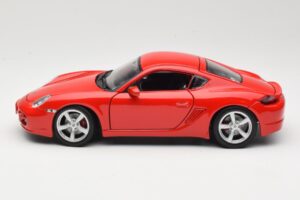 Porsche Cayman S 987.2 Rouge Maisto 1:18 31122 Métal Moulé — image 4 sur 8