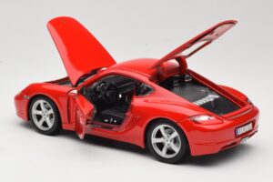 Porsche Cayman S 987.2 Rouge Maisto 1:18 31122 Métal Moulé — image 5 sur 8