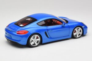 Porsche Cayman 981 S Aqua Bleu Métallique Minichamps 1:18 110062221 Métal Moulé — image 3 sur 8