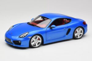 Porsche Cayman 981 S Aqua Bleu Métallique Minichamps 1:18 110062221 Métal Moulé