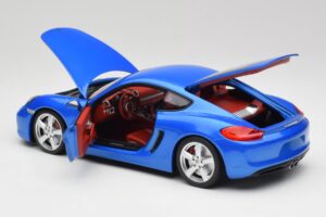 Porsche Cayman 981 S Aqua Bleu Métallique Minichamps 1:18 110062221 Métal Moulé — image 5 sur 8