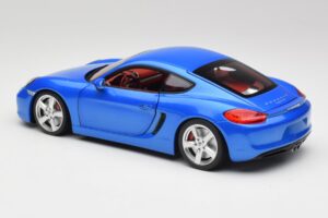 Porsche Cayman 981 S Aqua Bleu Métallique Minichamps 1:18 110062221 Métal Moulé — image 7 sur 8