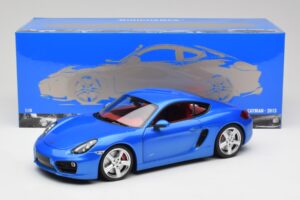 Porsche Cayman 981 S Aqua Bleu Métallique Minichamps 1:18 110062221 Métal Moulé — image 8 sur 8