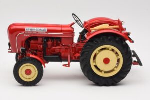 Porsche-Diesel Super Tracteur Hofherr Schrantz Rouge Minichamps 1:18 109183071 Métal Moulé — image 4 sur 8