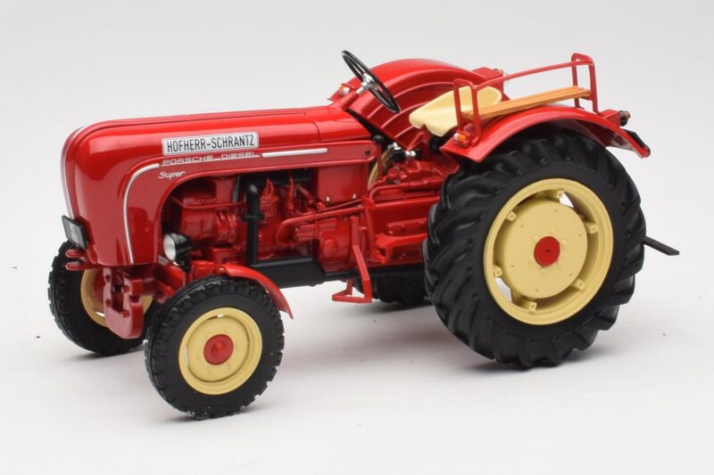 Porsche-Diesel Super Tracteur Hofherr Schrantz Rouge Minichamps 1:18 109183071 Métal Moulé