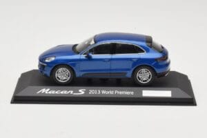 Porsche Macan 95B S Bleu World Premiere Minichamps 1:43 WAP0201550E Métal Moulé