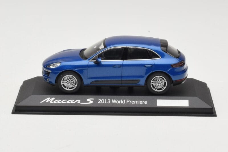 Porsche Macan 95B S Bleu World Premiere Minichamps 1:43 WAP0201550E Métal Moulé