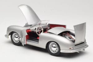 Porsche No. 1 Typ 356 Roadster Argent Maisto 1:18 50324 Métal Moulé — image 5 sur 8