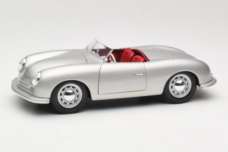 Porsche No. 1 Typ 356 Roadster Argent Maisto 1:18 50324 Métal Moulé