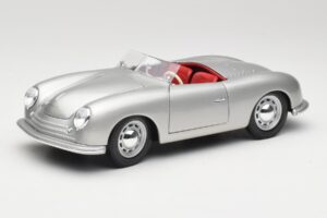 Porsche No. 1 356 Roadster Fish Argent Maisto 1:18 31853 Métal Moulé