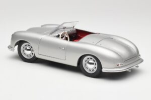 Porsche No. 1 356 Roadster Fish Argent Maisto 1:18 31853 Métal Moulé — image 7 sur 8