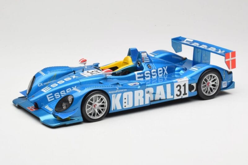 Porsche RS Spyder LMP2 #31 Team Essex C. Elgaard / J. Nielsen / K. Poulsen 24 Hours of Le Mans 2008 Norev 1:18 187519 Métal M