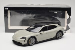 Porsche Taycan Cross Turismo Turbo S Chalk Grey Minichamps 1:18 155069302 Métal Moulé — image 6 sur 6