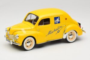 Renault 4CV Michelin Yellow Solido 1:18 82002 Métal Moulé