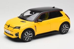 Renault 5 E-Tech Pop Jaune & Noir Norev 1:18 185500 Métal Moulé
