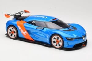 Alpine A110-50 Bleu & Orange Norev 1:18 185147 Métal Moulé — image 4 sur 6