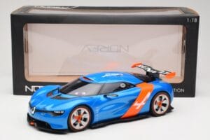 Alpine A110-50 Bleu & Orange Norev 1:18 185147 Métal Moulé — image 6 sur 6