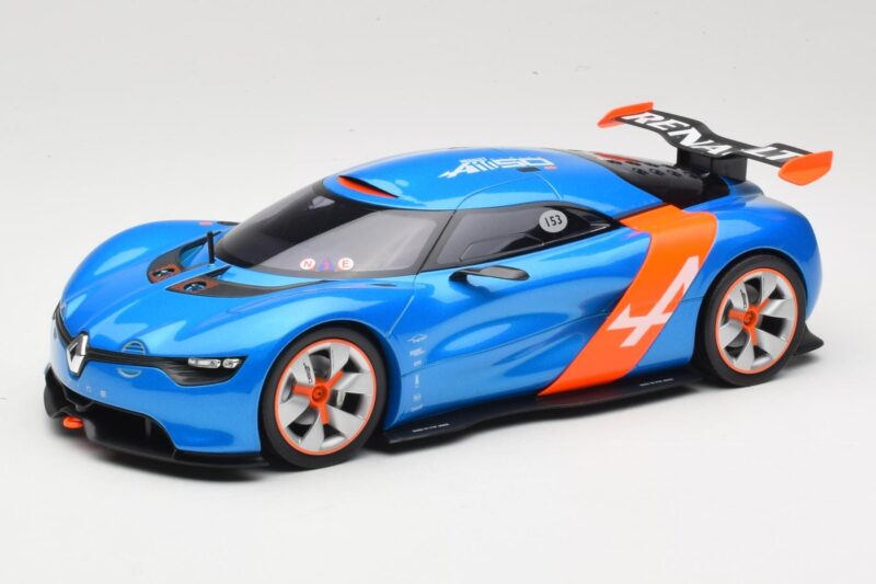 Alpine A110-50 Bleu & Orange Norev 1:18 185147 Métal Moulé