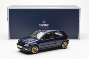 Renault Clio Williams Mk1 Bleu Norev 1:18 185230 Métal Moulé — image 8 sur 8