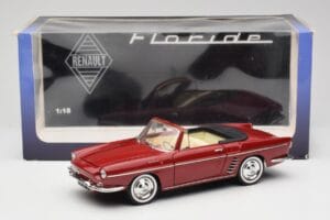 Renault Floride Cabriolet Rouge Norev 1:18 185175 Métal Moulé — image 8 sur 8