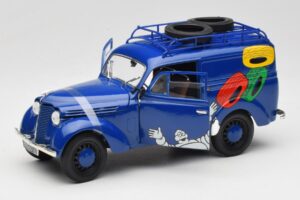 Renault Juvaquatre Michelin Blue Solido 1:18 82008 Métal Moulé — image 2 sur 8