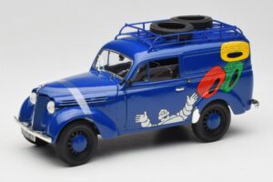 Renault Juvaquatre Michelin Blue Solido 1:18 82008 Métal Moulé