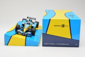Renault R25 #5 F. Alonso 2nd Place British GP 2005 Minichamps 1:18 147051105 Métal Moulé — image 6 sur 6