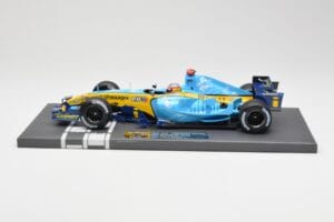 Renault R25 #5 F. Alonso 2nd Place British GP 2005 Minichamps 1:18 117051105 Métal Moulé