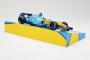 Renault R25 #5 F. Alonso 2nd Place British GP 2005 Minichamps 1:18 147051105 Métal Moulé — image 4 sur 6