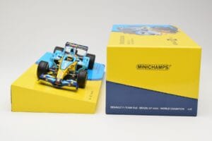 Renault R26 #1 F. Alonso F1 World Champion Brazilian GP 2006 Minichamps 1:18 147061801 Métal Moulé — image 6 sur 6