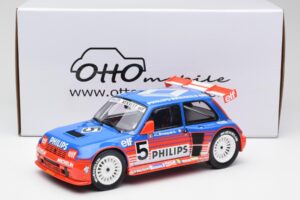 Renault R5 Maxi Turbo #5 Philips J-L. Busquet Superproduction 1987 Otto 1:18 OT1094 Résine — image 6 sur 6
