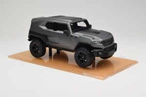 Rezvani Tank Matte Gris DNA 1:18 DNA000009 Métal Moulé — image 4 sur 6