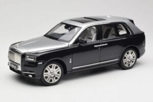 Rolls-Royce Cullinan Noir & Argent OEM 1:18 ROLLS001 Métal Moulé
