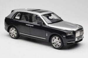 Rolls-Royce Cullinan Noir & Argent OEM 1:18 ROLLS001 Métal Moulé — image 6 sur 8