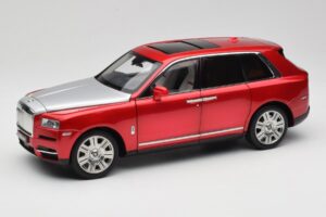 Rolls-Royce Cullinan Rouge Avec Shadow Wheels OEM 1:18 028-18A Métal Moulé