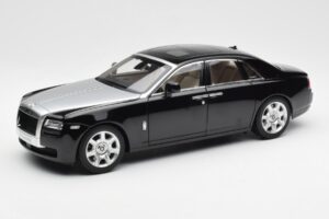 Rolls-Royce Ghost Noir & Argent Kyosho 1:18 008802BKS2 Métal Moulé