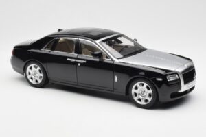 Rolls-Royce Ghost Noir & Argent Kyosho 1:18 008802BKS2 Métal Moulé — image 6 sur 8