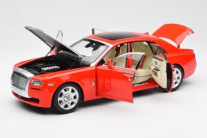 Rolls-Royce Ghost Rouge & Argent Kyosho 1:18 008802RS Métal Moulé — image 2 sur 8