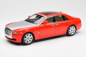 Rolls-Royce Ghost Rouge & Argent Kyosho 1:18 008802RS Métal Moulé