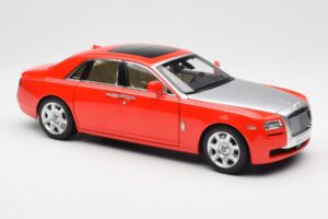 Rolls-Royce Ghost Rouge & Argent Kyosho 1:18 008802RS Métal Moulé — image 6 sur 8