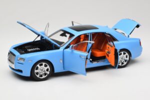 Rolls-Royce Ghost Series I Bleu Clair Kyosho 1:18 08802LB Métal Moulé — image 2 sur 8