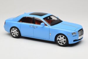 Rolls-Royce Ghost Series I Bleu Clair Kyosho 1:18 08802LB Métal Moulé — image 6 sur 8