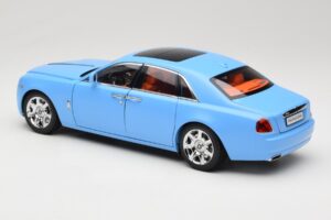Rolls-Royce Ghost Series I Bleu Clair Kyosho 1:18 08802LB Métal Moulé — image 7 sur 8