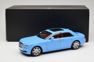 Rolls-Royce Ghost Series I Bleu Clair Kyosho 1:18 08802LB Métal Moulé — image 8 sur 8