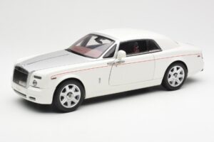 Rolls-Royce Phantom Coupe English Blanc Argent Kyosho 1:18 08861EW Métal Moulé