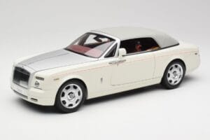 Rolls-Royce Phantom Drophead Coupe English Blanc Kyosho 1:18 08871EW2 Métal Moulé — image 4 sur 10